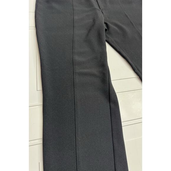 Avec Les Filles Anthropologie Womens 14 Black Straight Leg Ankle Pants Trousers - Picture 2 of 7
